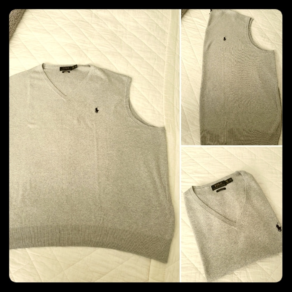 Polo Ralph Lauren Sleeveless V Neck Sweater